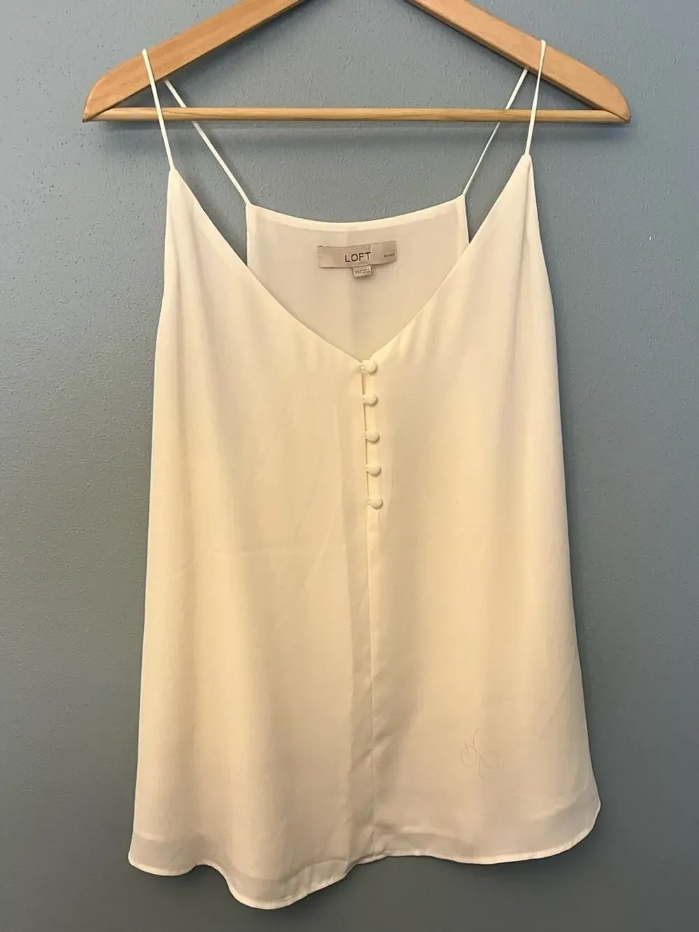 LOFT Camisole with Covered Buttons